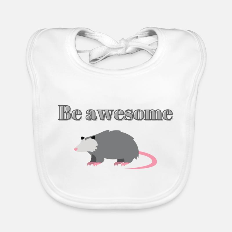 Awesome possum Organic Baby Bibs