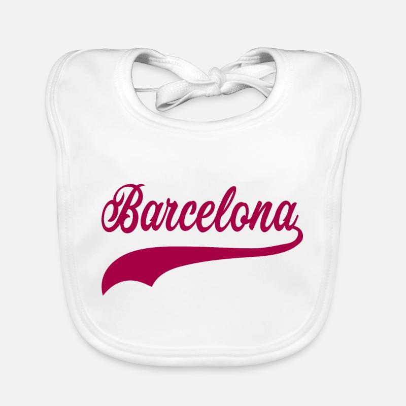 swoosh de Barcelone Bavoir bio Bébé