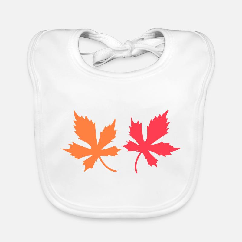 Feuilles Bavoir bio Bébé