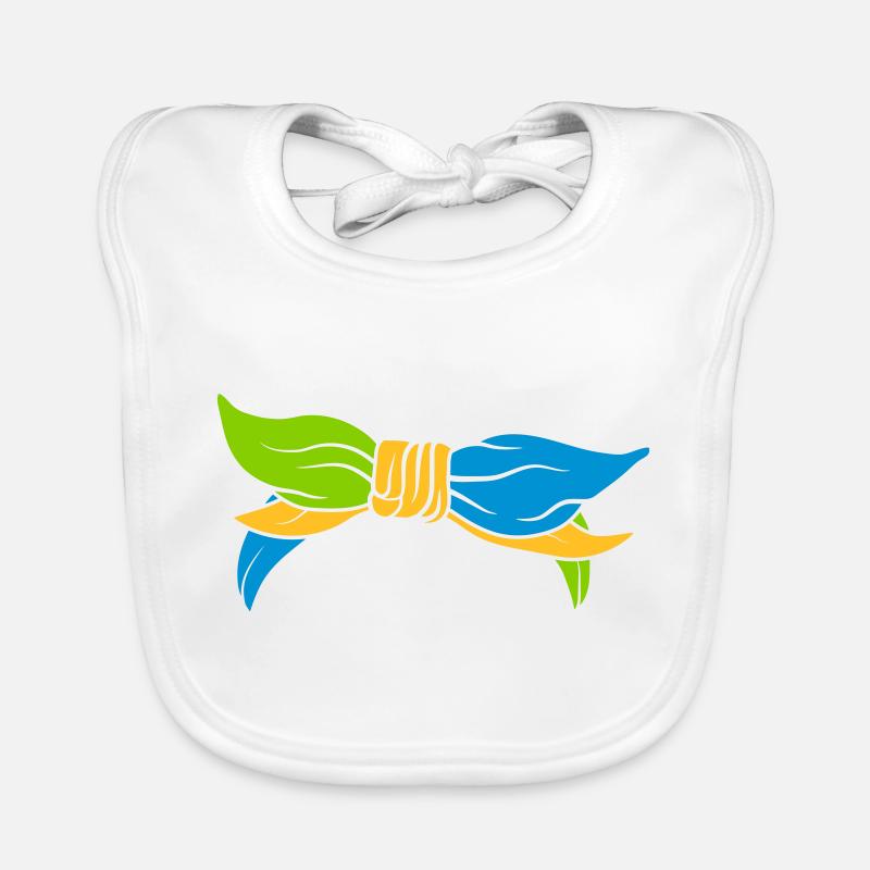 Foulard féminin coloré Bavoir bio Bébé