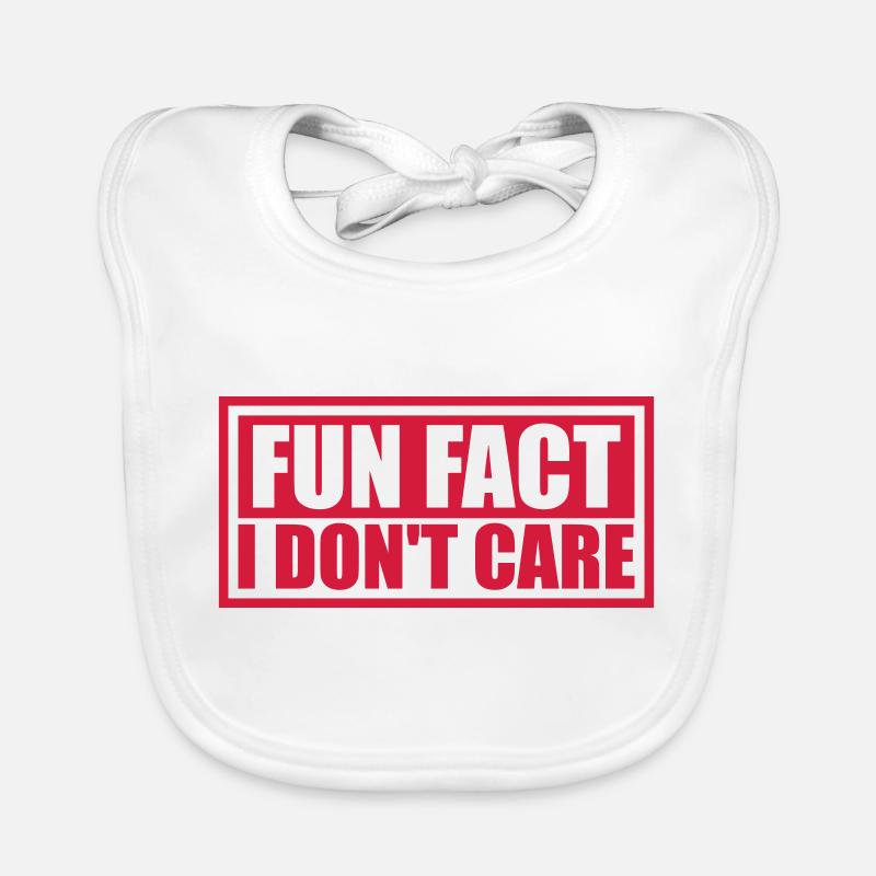 I dont care fact Baby Bio-Lätzchen