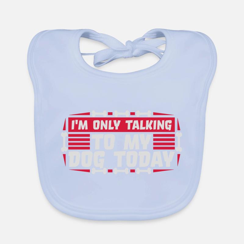 only talking to dog Baby Bio-Lätzchen