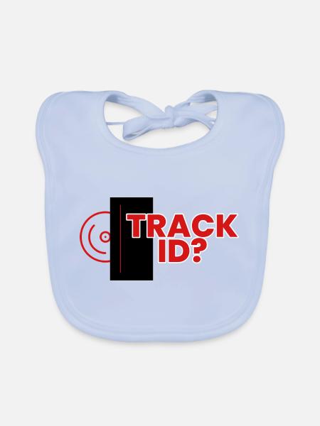 Track ID? - Baby Bio-Lätzchen - sky Blue - Vorne