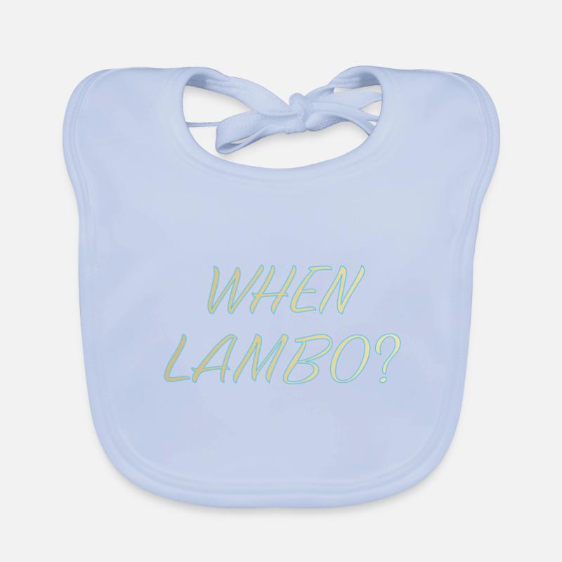 WHEN LAMBO IGLOO Organic Baby Bibs