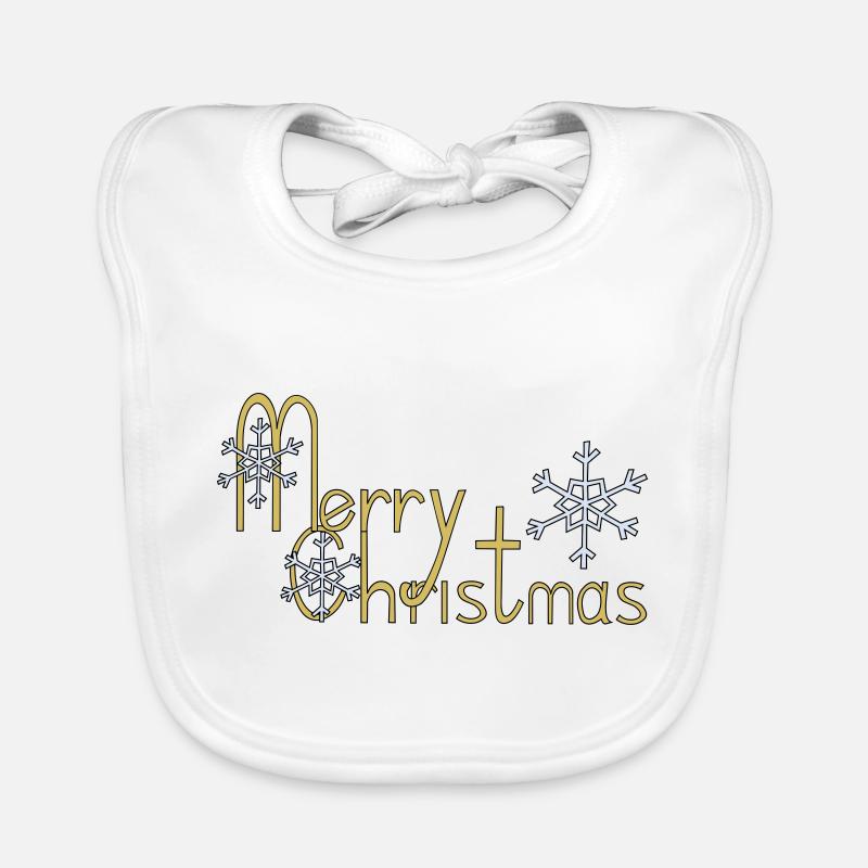 Merry Christmas Baby Bio-Lätzchen