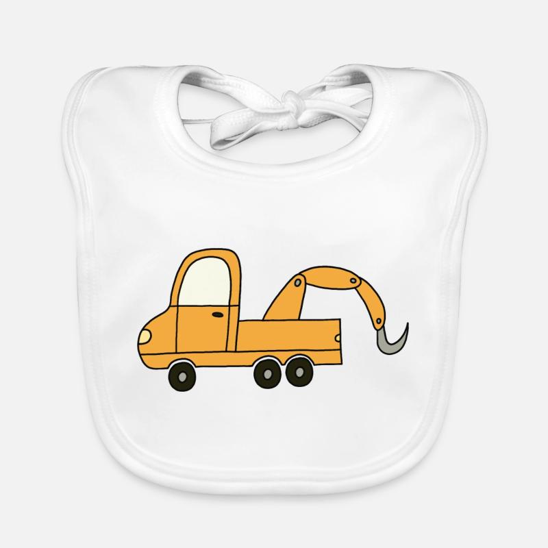 Abschleppwagen Baby Bio-Lätzchen