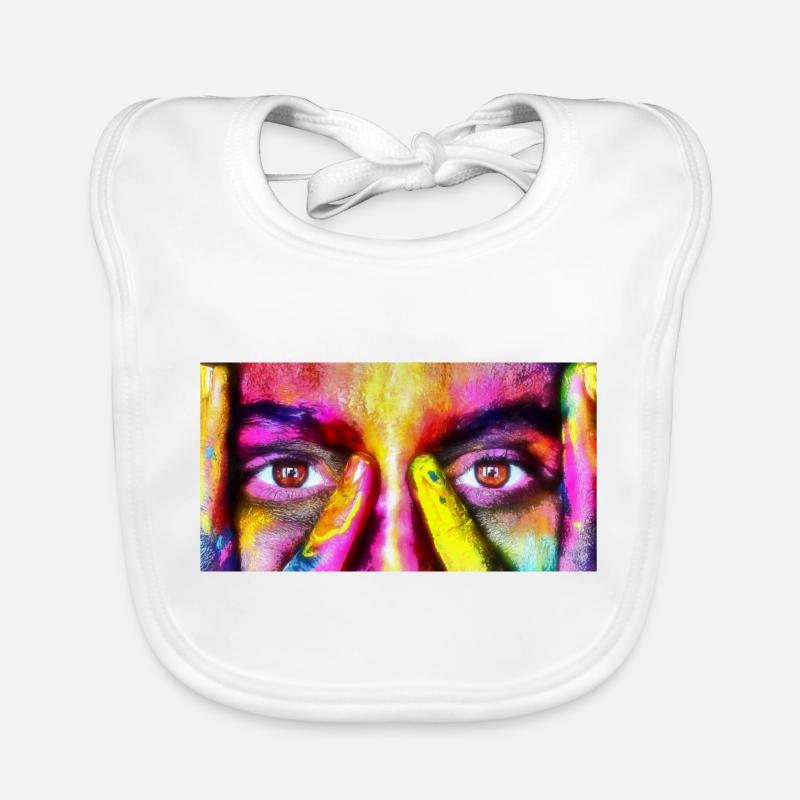 eyes5 Organic Baby Bibs
