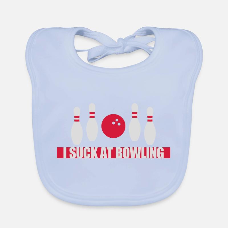 Je suis nul au bowling Bavoir bio Bébé
