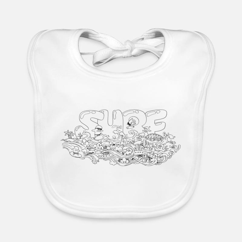 surf everywhere 2 Baby Bio-Lätzchen