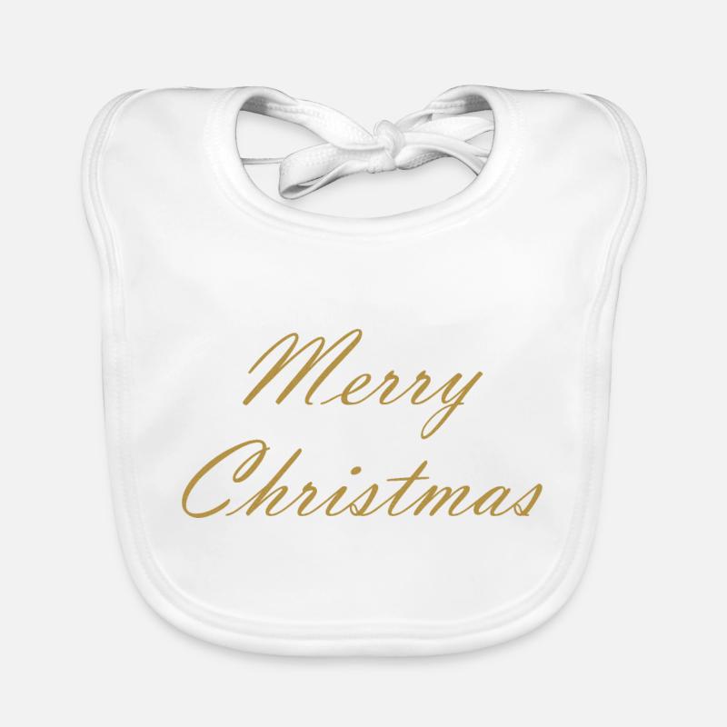 merry christmas Baby Bio-Lätzchen