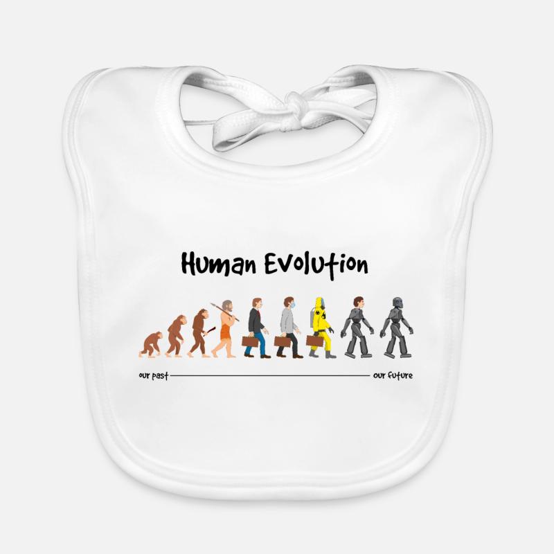 Evolution eine robotische Zukunft Baby Bio-Lätzchen