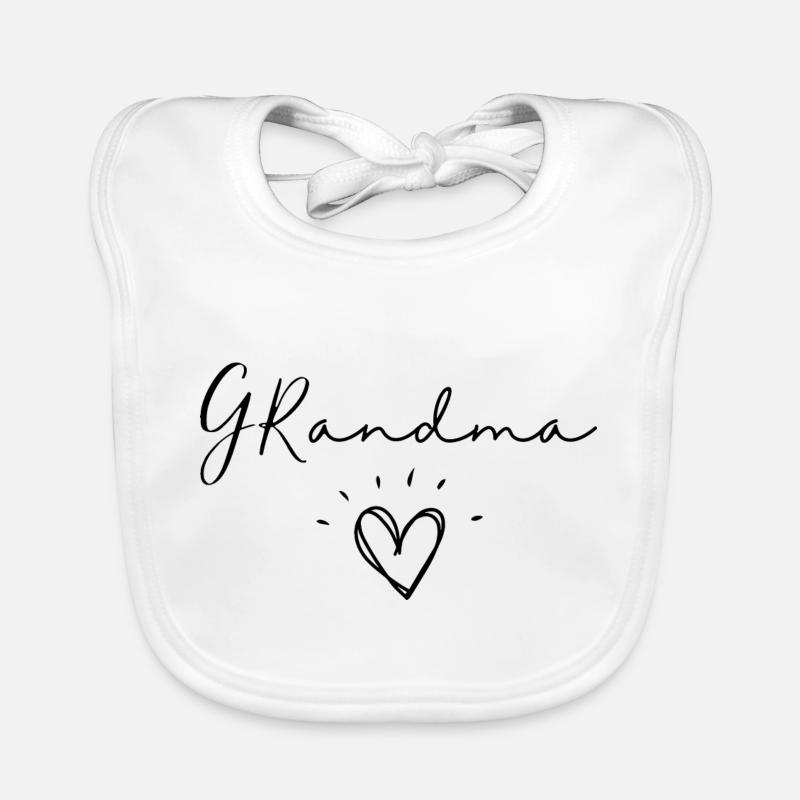 Oma. Oma Geschenk Baby Bio-Lätzchen