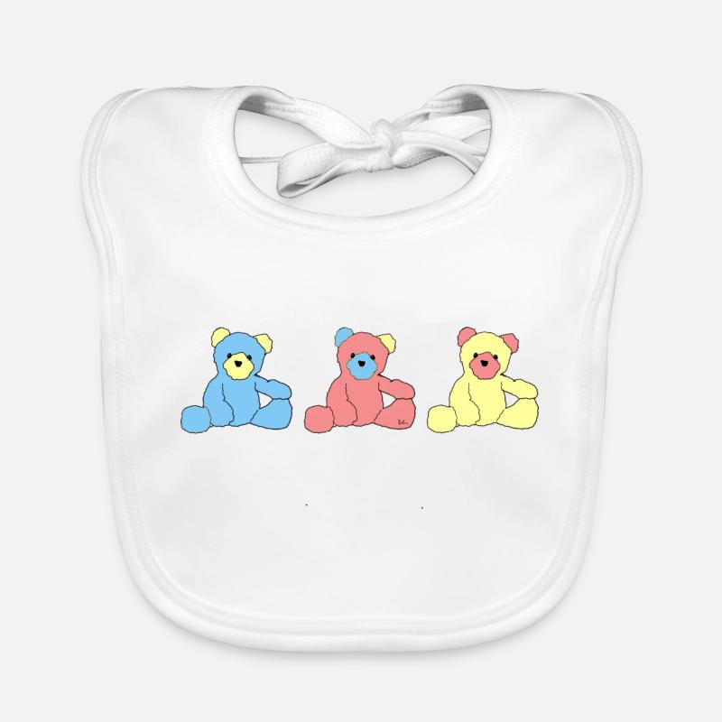 Nounours Bavoir bio Bébé