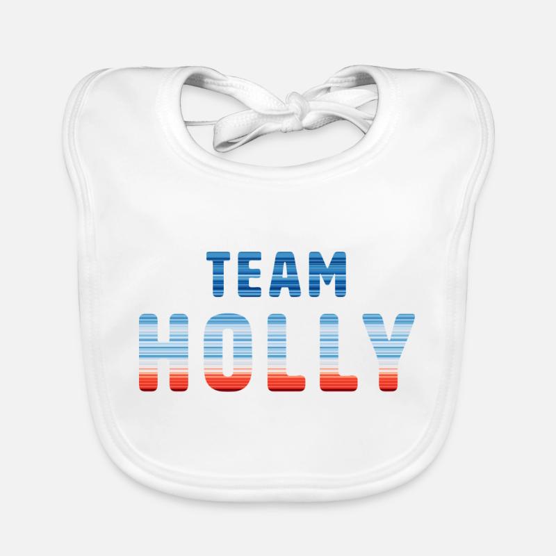 Team Holly | Warming Stripes Baby Bio-Lätzchen