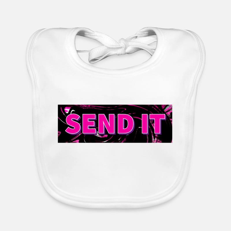 SEND IT Boxlogo Baby Bio-Lätzchen