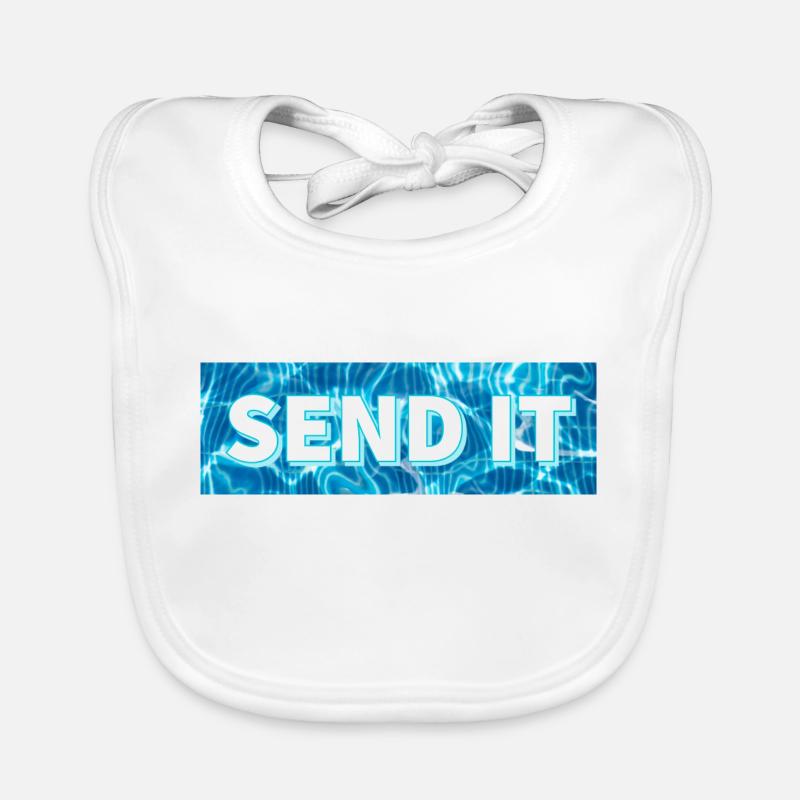 SEND IT Boxlogo Baby Bio-Lätzchen