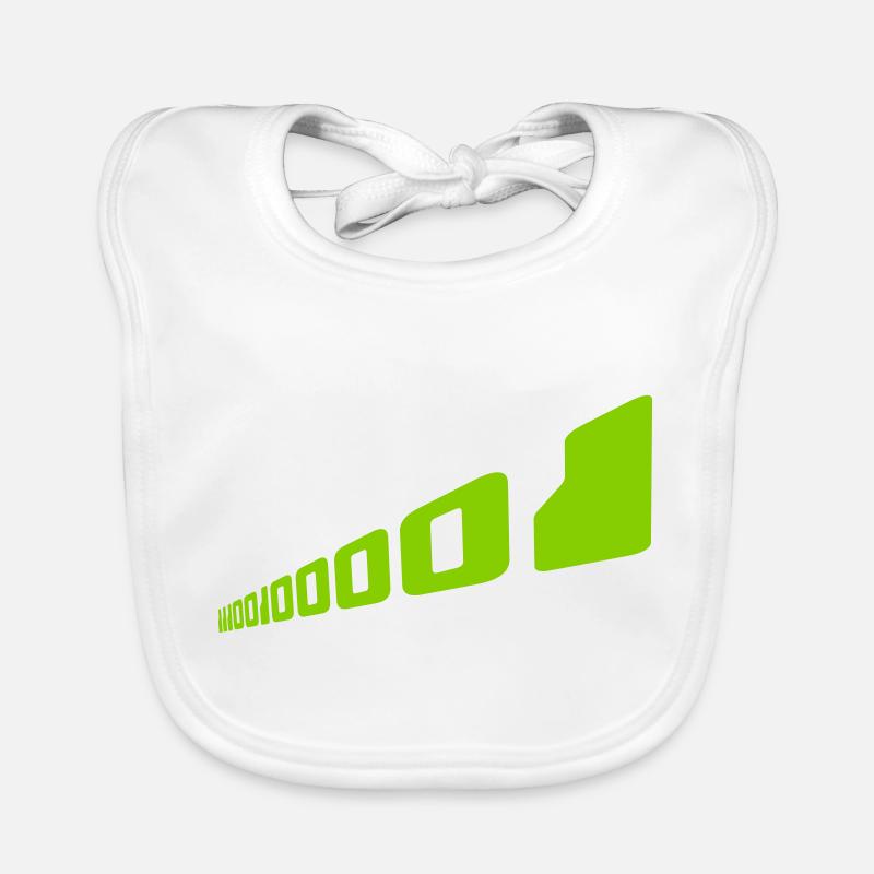 Binär Code Programm Sprache Baby Bio-Lätzchen