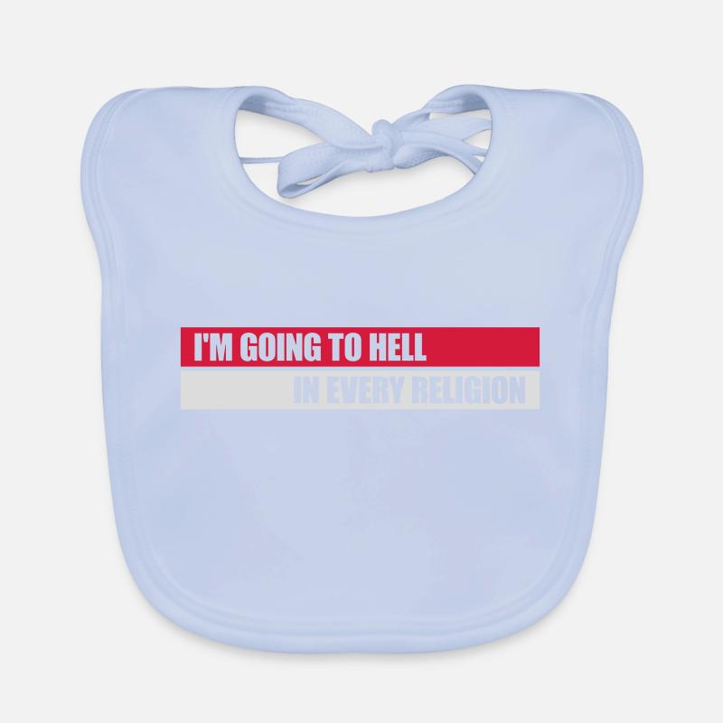 im going to hell Baby Bio-Lätzchen
