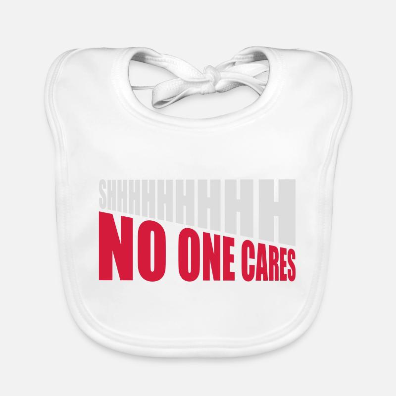 shhh no one cares Baby Bio-Lätzchen