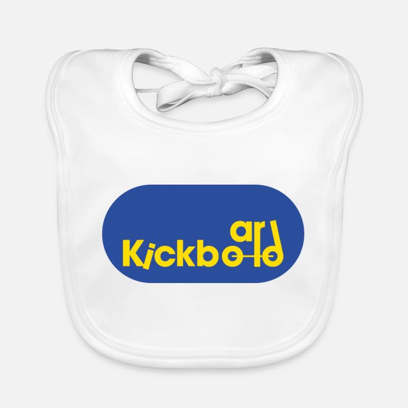 Kickboard Logo Baby Bio-Lätzchen