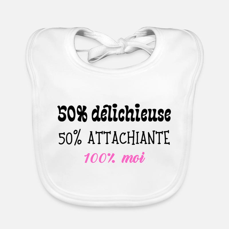 Delichieuse et attachiante Bavoir bio Bébé