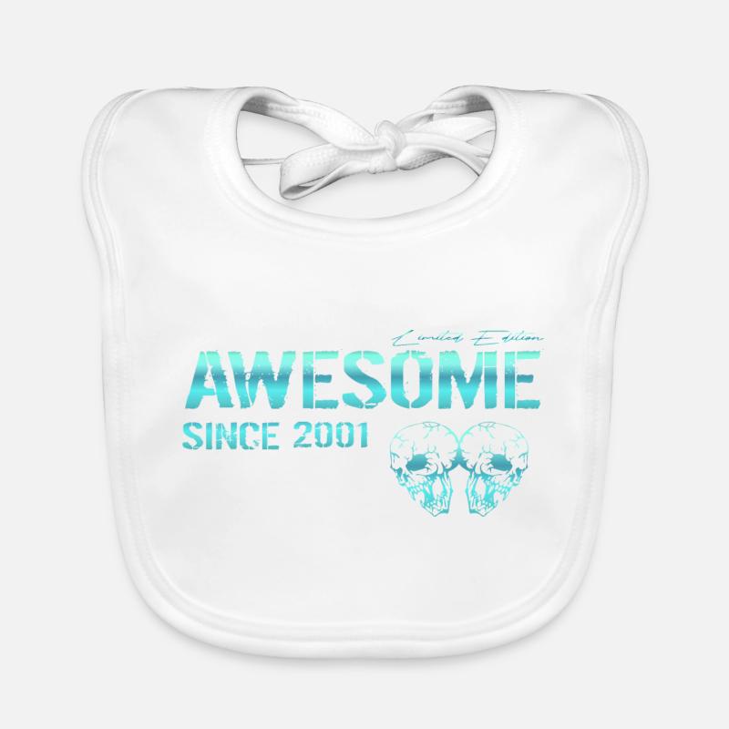 Awesome since 2001 Gift Organic Baby Bibs