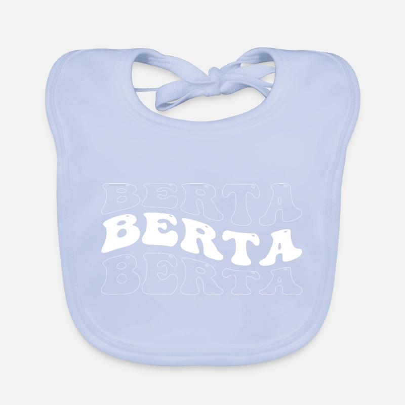 Lustig Berta Groovy 4 Männer Damen Cool Berta Tie Dye Baby Bio-Lätzchen