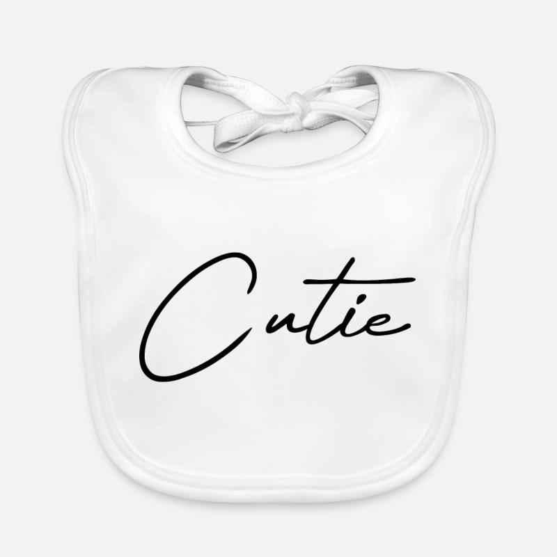 Mignon noir Bavoir bio Bébé