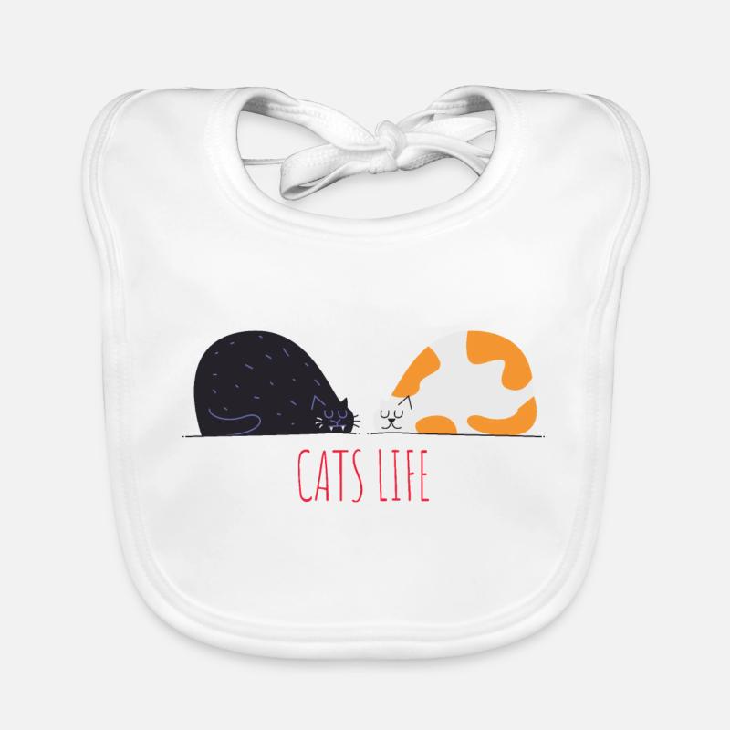 Vie des chats Bavoir bio Bébé