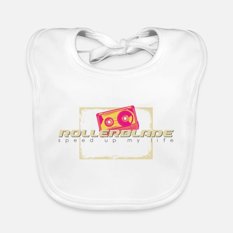 80s tape rollerblader Baby Bio-Lätzchen