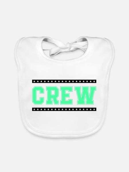 Équipage - Bavoir bio Bébé - blanc - Devant