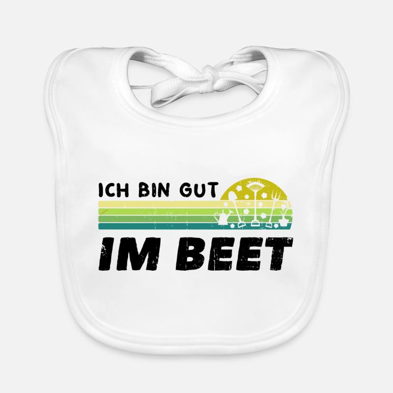 Gärtner Ich Bin Gut Im Beet Baby Bio-Lätzchen