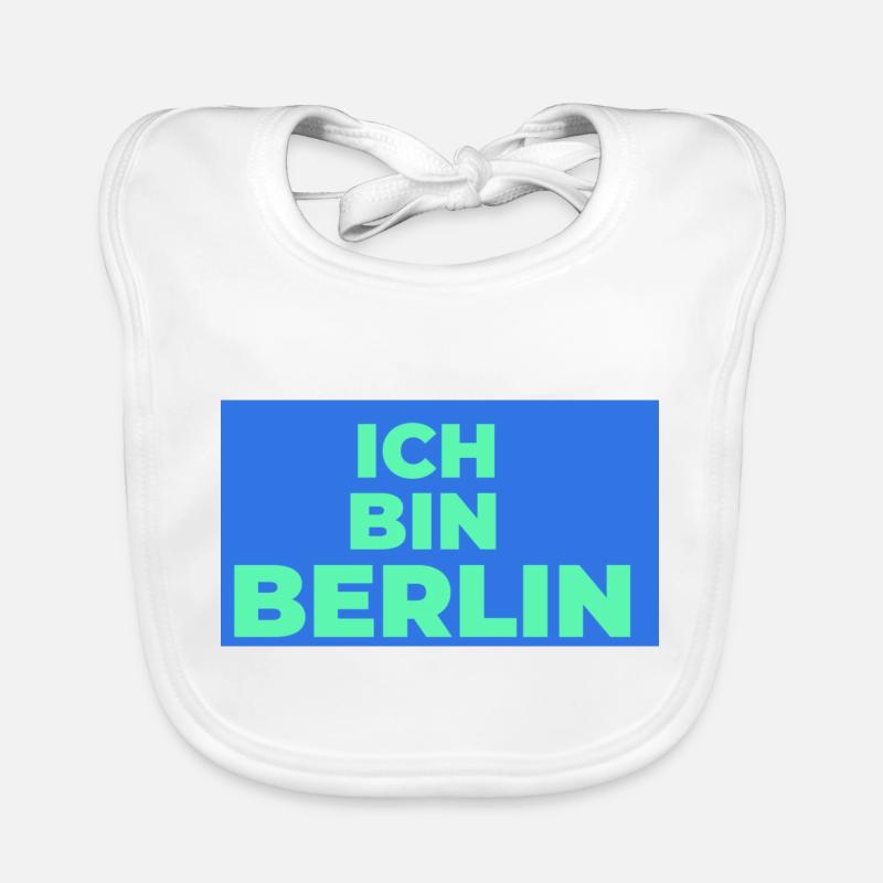Ich bin Berlin Baby Bio-Lätzchen