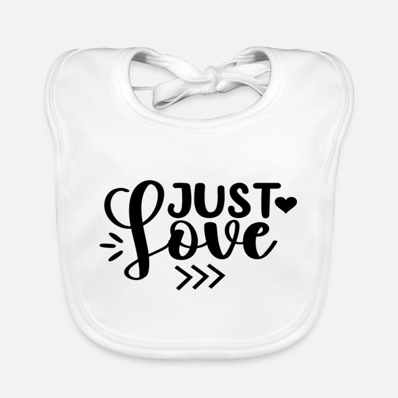 Juste de l’amour Bavoir bio Bébé