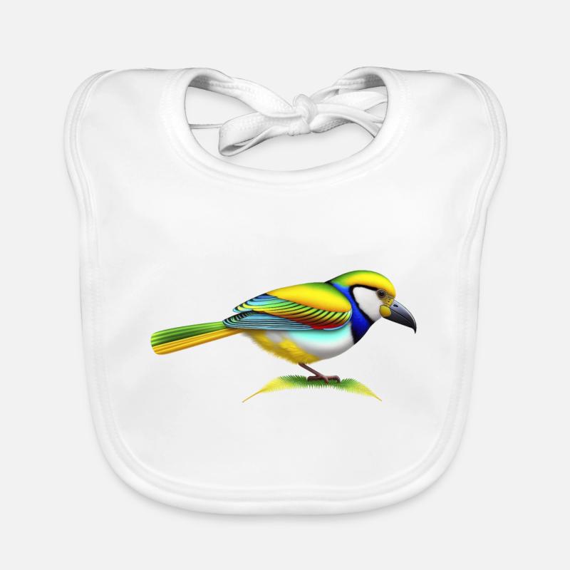 Schöner Vogel Baby Bio-Lätzchen