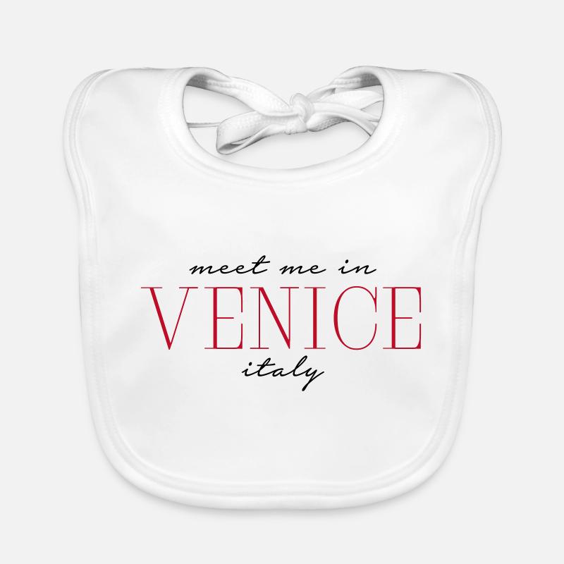 Retrouvez-moi à Venise Venedig Bavoir bio Bébé