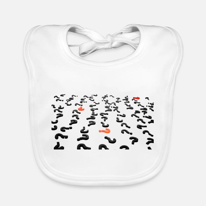 Fragezeichen/Question Mark Organic Baby Bibs
