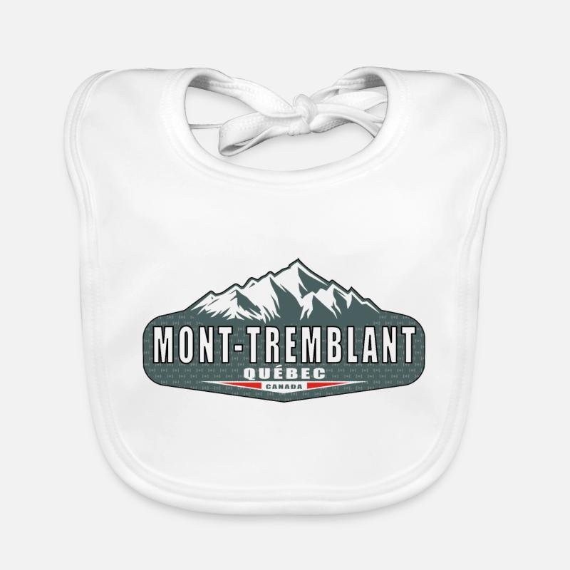 Mont-Tremblant Quebec Canada Organic Baby Bibs
