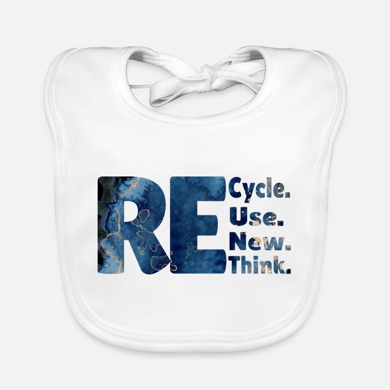 Recycle Use New Think neues Design Baby Bio-Lätzchen