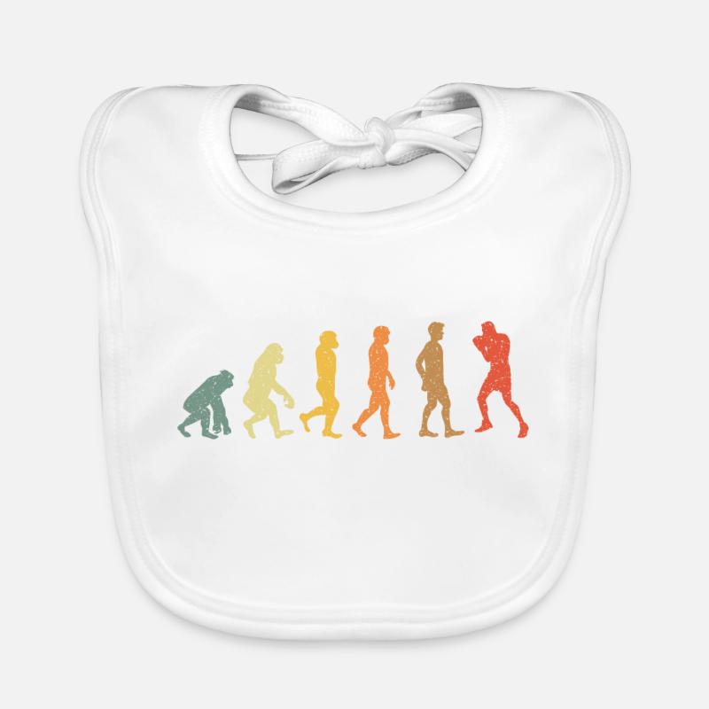 Boxen Evolution vintage retro Baby Bio-Lätzchen