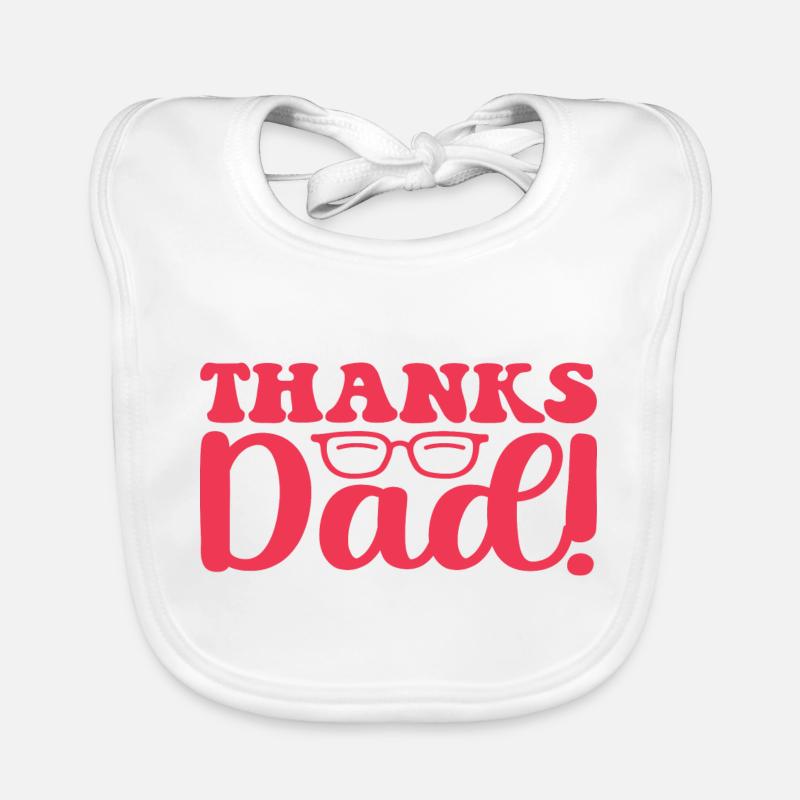 Merci papa! Bavoir bio Bébé
