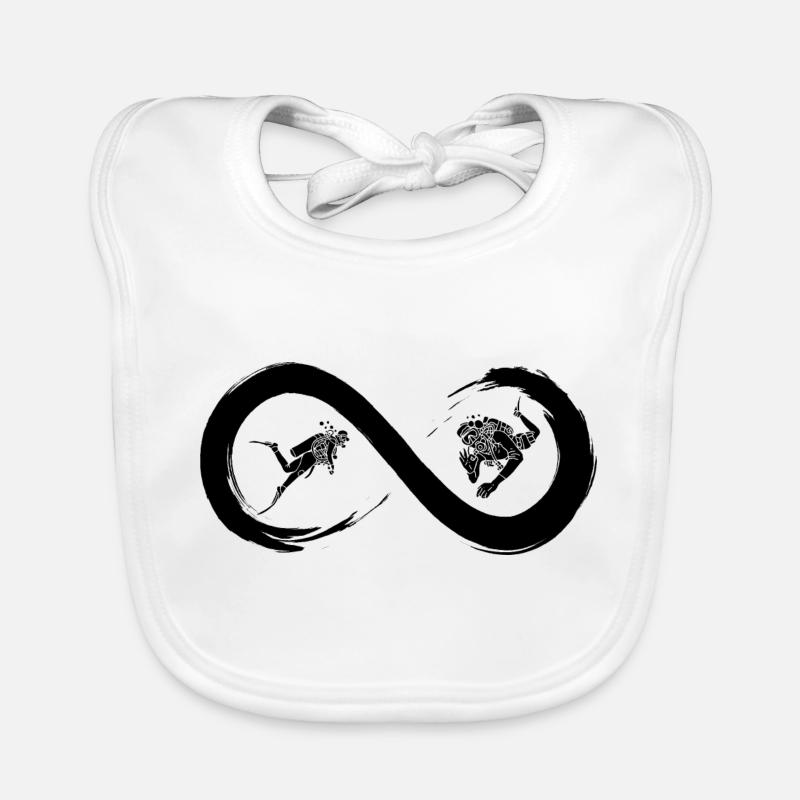 Diving to infinity Organic Baby Bibs