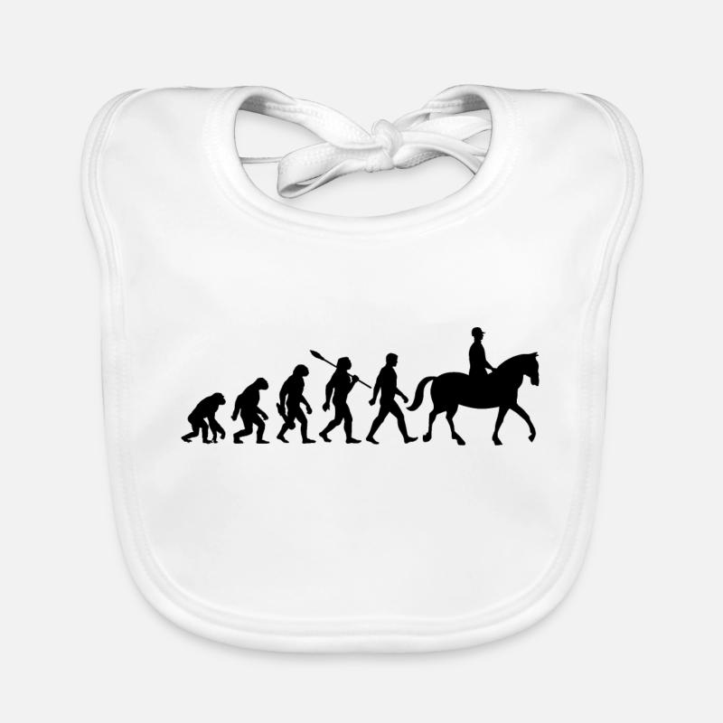 Evolution Riding - Chevaux - Dressage Bavoir bio Bébé