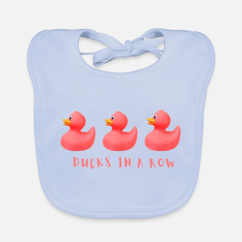 Rubber Ducks in a Row Organic Baby Bibs