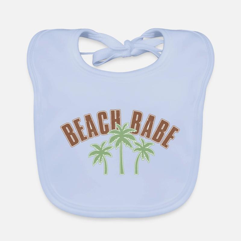 Beach Babe Organic Baby Bibs