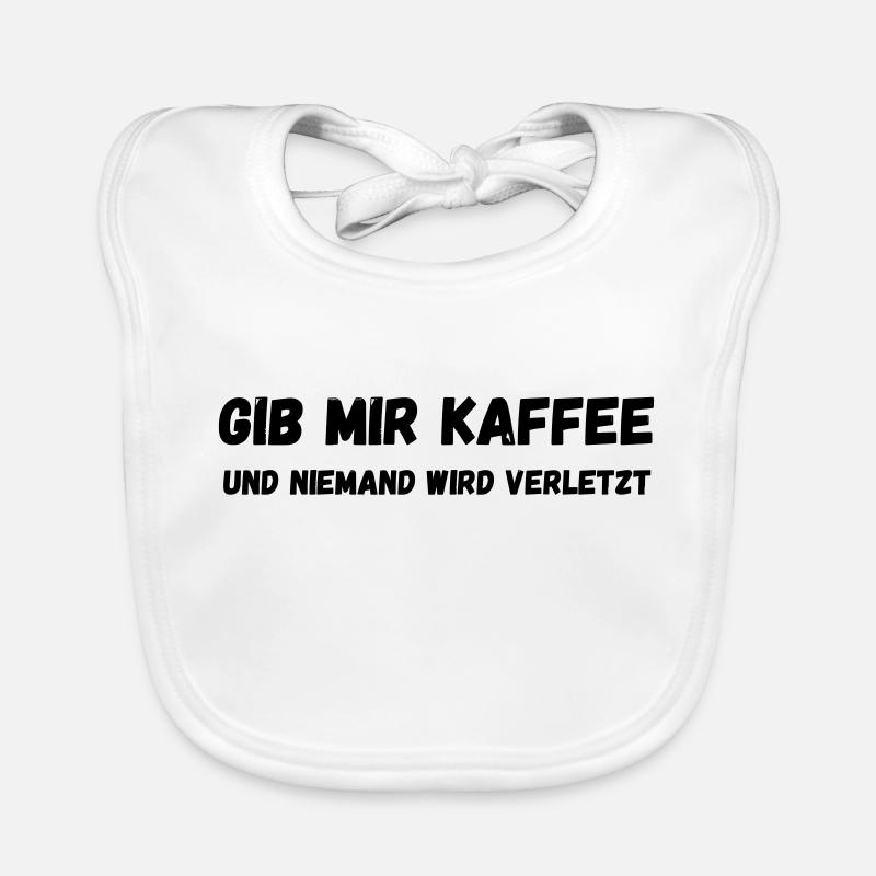 Gib mir Kaffee Baby Bio-Lätzchen