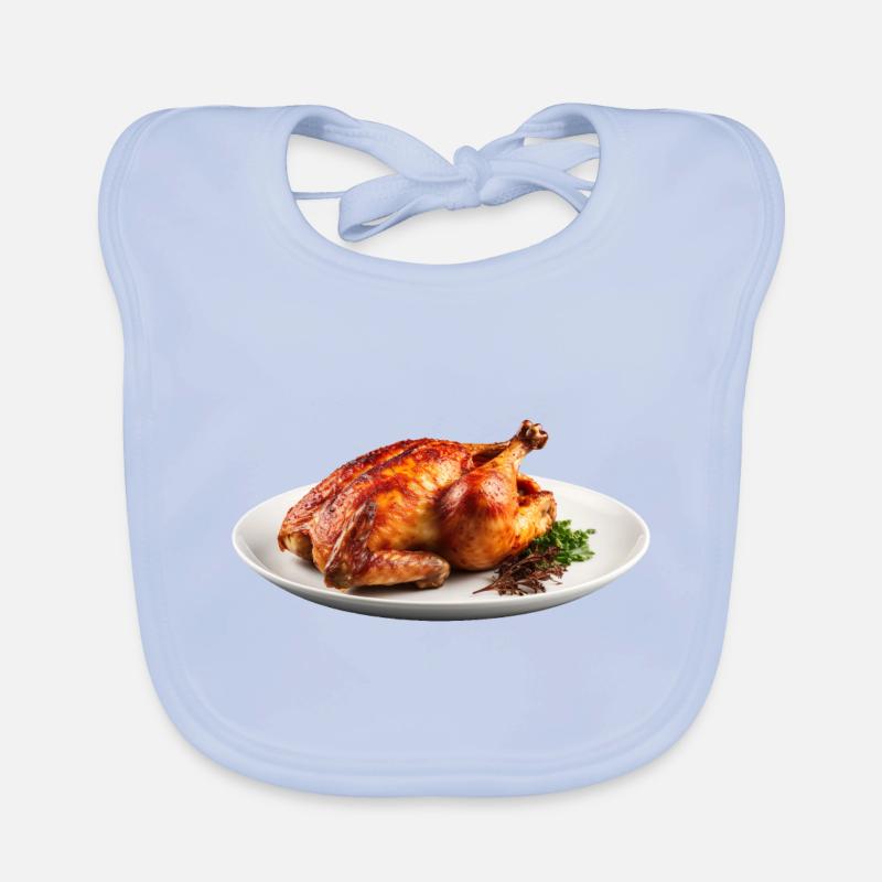 Ptérosaure frit Bavoir bio Bébé
