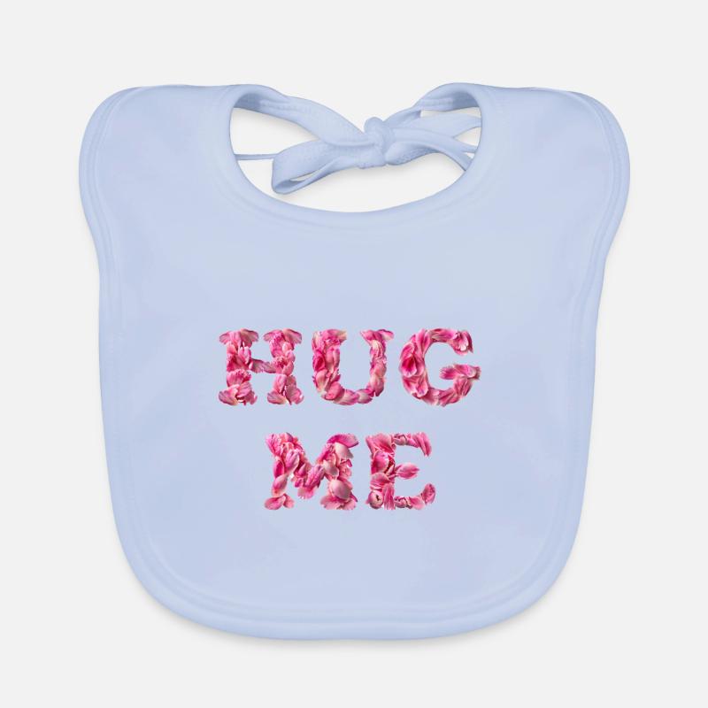 Hug Me mit Rosenblättern Baby Bio-Lätzchen