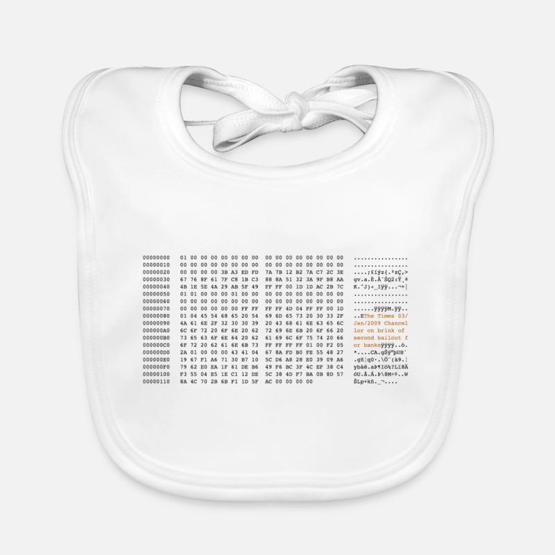 Bloc de genèse Bavoir bio Bébé