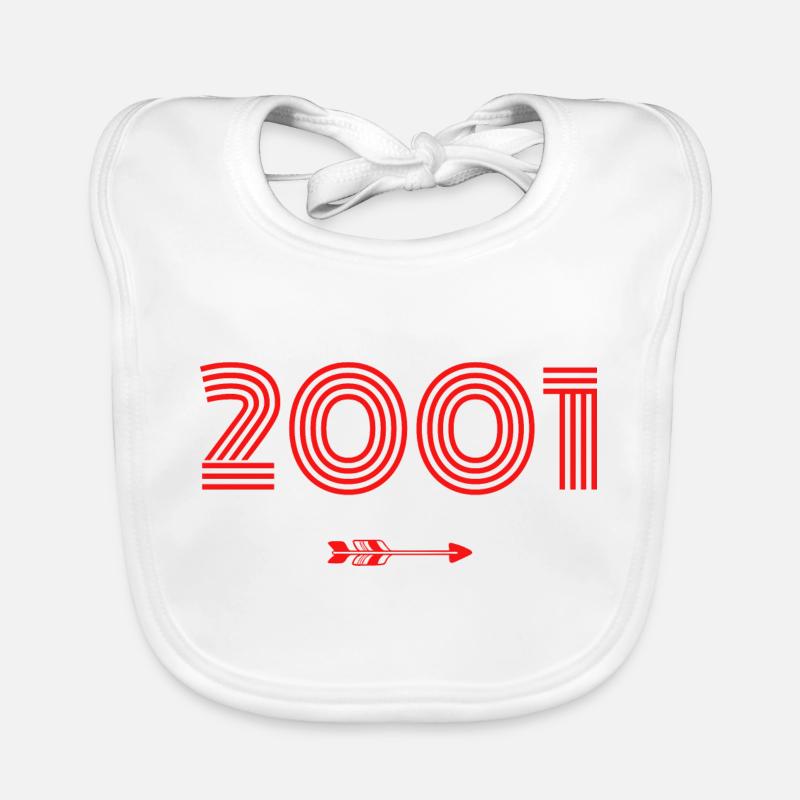 Born in 2001 Organic Baby Bibs
